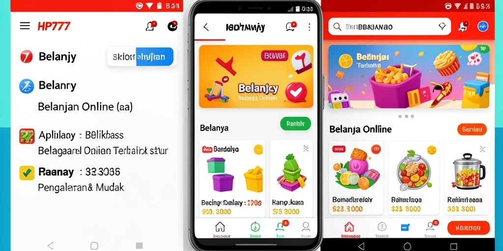 Tampilan antarmuka aplikas HP777 yang menarik dan mudah digunakan.