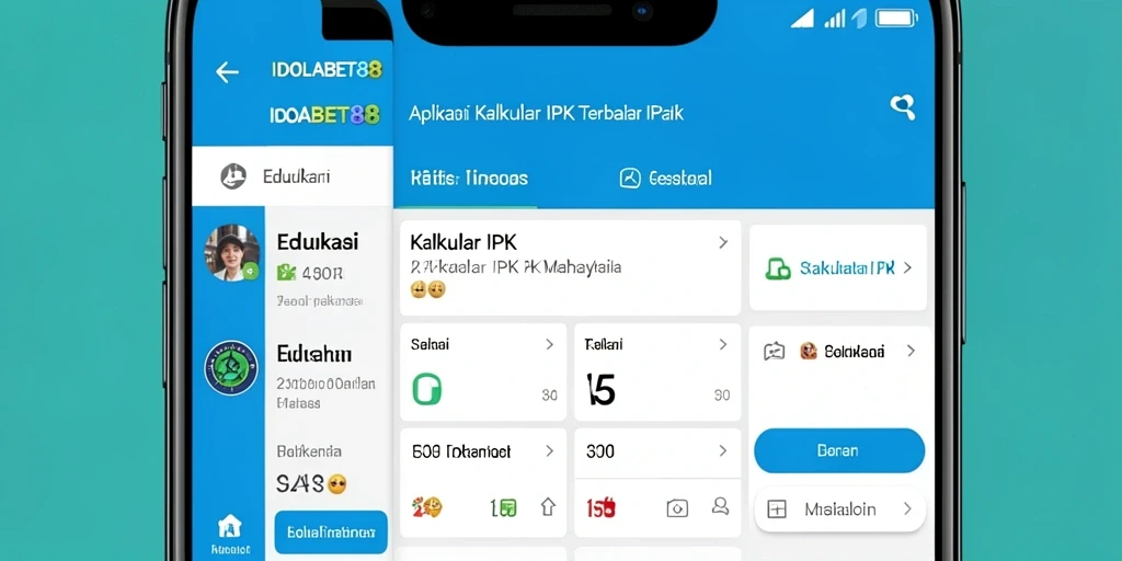 Antarmuka kalkulator IPK yang sederhana dan efisien.