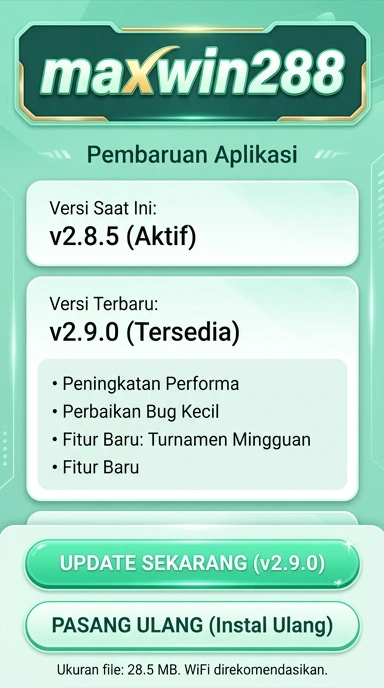 Tampilan riwayat versi maxwin288